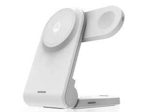 Ładowarka indukcyjna STM ChargeTree Mag 3w1 15W Biały MagSafe