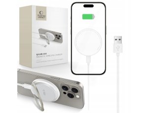 Ładowarka indukcyjna TECH-PROTECT QI15W-A33 Magnetic 15W Biały Qi MagSafe
