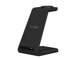 Ładowarka indukcyjna TECH-PROTECT QI15W-A36 3w1 for Android Czarny Qi MagSafe