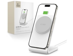 Ładowarka indukcyjna TECH-PROTECT QI15W-A38 Magnetic 15W Biały Qi MagSafe