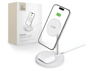 Ładowarka indukcyjna TECH-PROTECT QI15W-A39 Magnetic 15W Biały Qi MagSafe