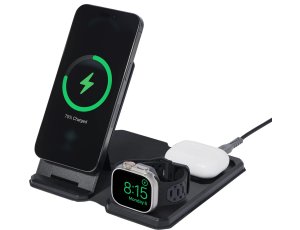 Ładowarka indukcyjna UAG Travel Charger MagSafe 3w1 15W Czarny