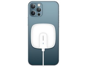 Ładowarka indukcyjna USAMS CD159DZ02 15W Biały Qi MagSafe