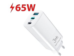 Ładowarka sieciowa 3MK Hyper Charger 65W Biały