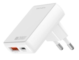 Ładowarka sieciowa 4SMARTS FlatPlug Duos 20W Biały