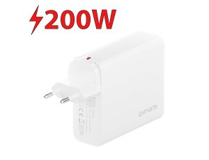 Ładowarka sieciowa 4SMARTS GaN Flex Pro 200W Biały
