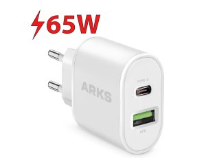 Ładowarka sieciowa ARKS ARTR1USBTC 65W Biały