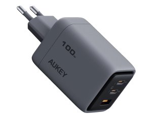 Ładowarka sieciowa AUKEY PA-C5 100W QC5.0 + PD3.0 Szary