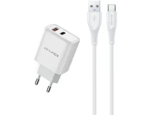 Ładowarka sieciowa AWEI PD81T-EU GaN 22.5W Biały