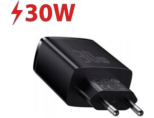 Ładowarka sieciowa BASEUS Compact Quick Charger 30W Czarny