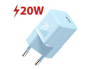 Ładowarka sieciowa BASEUS GaN5 Mini 20W Niebieski
