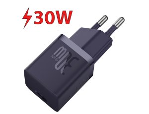 Ładowarka sieciowa BASEUS Gan5 Mini 30W Fioletowy