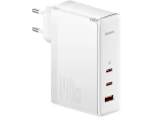 Ładowarka sieciowa BASEUS GaN5 Pro 140W Biały