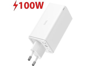 Ładowarka sieciowa BASEUS GaN6 Pro 100W Biały