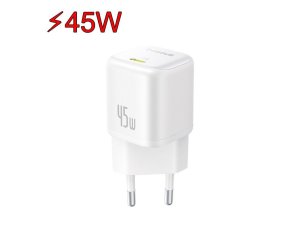 Ładowarka sieciowa BASEUS PicoGo Gan Fast Charger 45W Biały