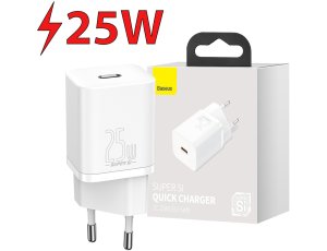 Ładowarka sieciowa BASEUS Super Si 25W Biały