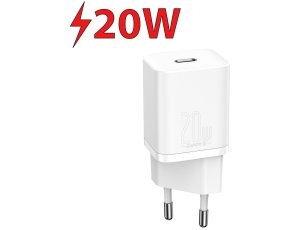 Ładowarka sieciowa BASEUS Super Si CCSUP-B02 20W Biały