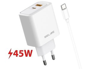 Ładowarka sieciowa BELINE BLN2CB45C 45W Biały
