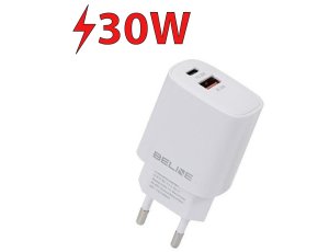 Ładowarka sieciowa BELINE BLN2CW30 30W Biały