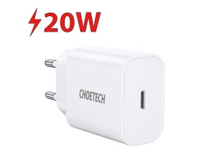 Ładowarka sieciowa CHOETECH Q5004 EU 20W Biały