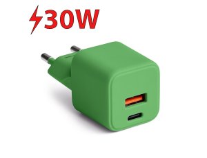 Ładowarka sieciowa COLORUM CLS30-AC-04 30W Zielony