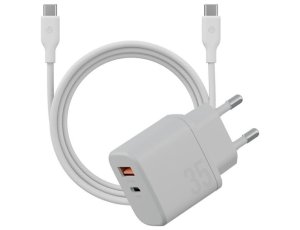 Ładowarka sieciowa ENERGEA Goport Velox Kit 35W Biały