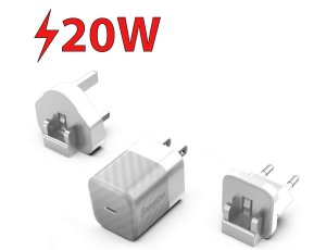Ładowarka sieciowa ENERGIZER Ultimate Multiplug GaN 20W PD Srebrny
