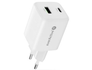 Ładowarka sieciowa EVERACTIVE SC-450Q GaN 45W Biały