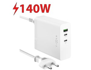 Ładowarka sieciowa FIXED Charging Station 140W Biały