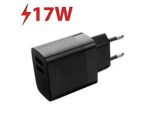 Ładowarka sieciowa FIXED FIXC17N-2UM-BK 17W Czarny