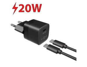 Ładowarka sieciowa FIXED FIXC20M-CC-BK-BK 20W Czarny