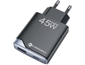 Ładowarka sieciowa FORCELL F-Energy B245202(1A1C) 45W Czarny