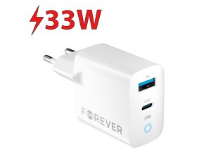 Ładowarka sieciowa FOREVER QT-06-33AC 33W Biały
