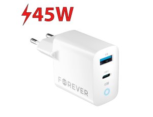 Ładowarka sieciowa FOREVER TC-06-45AC 45W Biały
