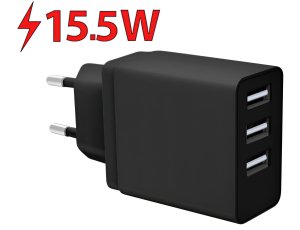 Ładowarka sieciowa GOGEN ACH301B 15.5W Czarny