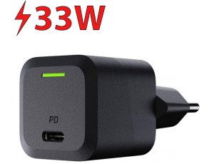 Ładowarka sieciowa GREENCELL PowerGaN CHARGC06 33W Czarny