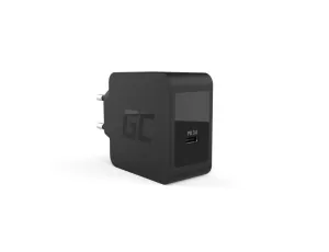 Ładowarka sieciowa GREENCELL USB-C 60W Czarny
