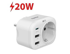 Ładowarka sieciowa HAMA 223342 20W Biały