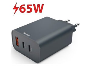 Ładowarka sieciowa HAMA Ecosential 65W PD Antracyt