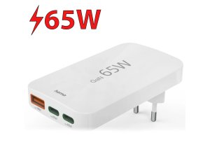 Ładowarka sieciowa HAMA GaN 65W Biały
