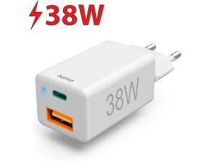 Ładowarka sieciowa HAMA Mini 201640 PD/QC 38W Biały