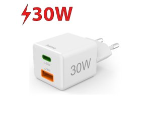 Ładowarka sieciowa HAMA Mini 30W PD/QC 201992
