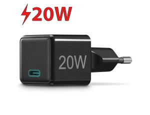 Ładowarka sieciowa HAMA SuperMini PD/QC 20W Czarny