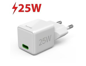 Ładowarka sieciowa HAMA Supermini PD/QC 25W Biały