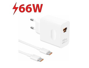 Ładowarka sieciowa HUAWEI SuperCharge 66W Biały + Kabel USB-C