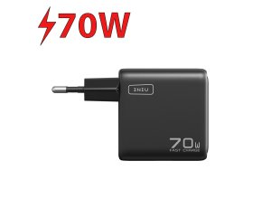 Ładowarka sieciowa INIU Leopard Charger 70W Czarny
