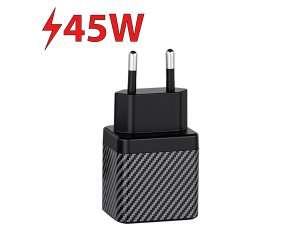 Ładowarka sieciowa INVZI GanHub GH4512EU 45W Czarny