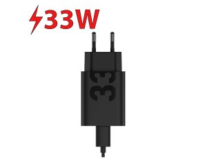 Ładowarka sieciowa MOTOROLA TurboPower PD 33W + Kabel USB-A - USB-C Czarny