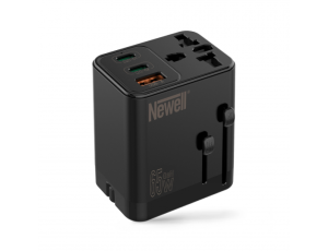 Ładowarka sieciowa NEWELL GaN Travel adapter NL3821 65W Czarny