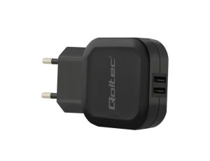 Ładowarka sieciowa QOLTEC 50185 12W Czarny